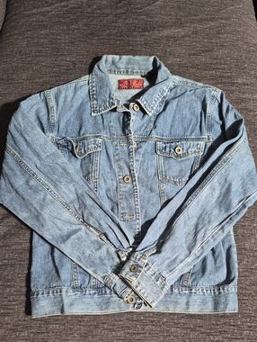 At Last Blues Light Blue Denim Trucker Jacket